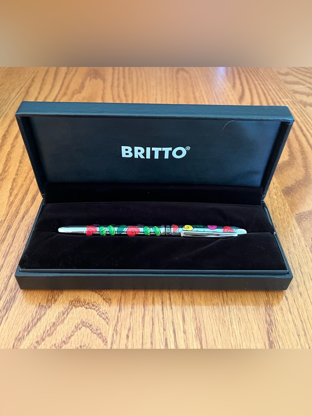 BRITTO Colorful Roses Roller Pen